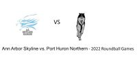 65 Port Huron Northern 62 Ann Arbor Skyline - 2022 Roundball Games