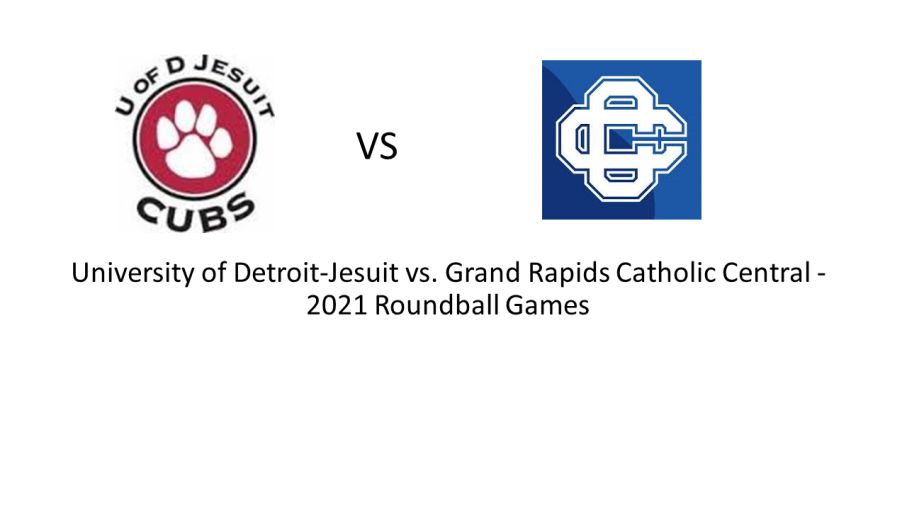 Grand Rapids Catholic Central 80 University of Detroit-Jesuit 66 - 2021 Roundball Games